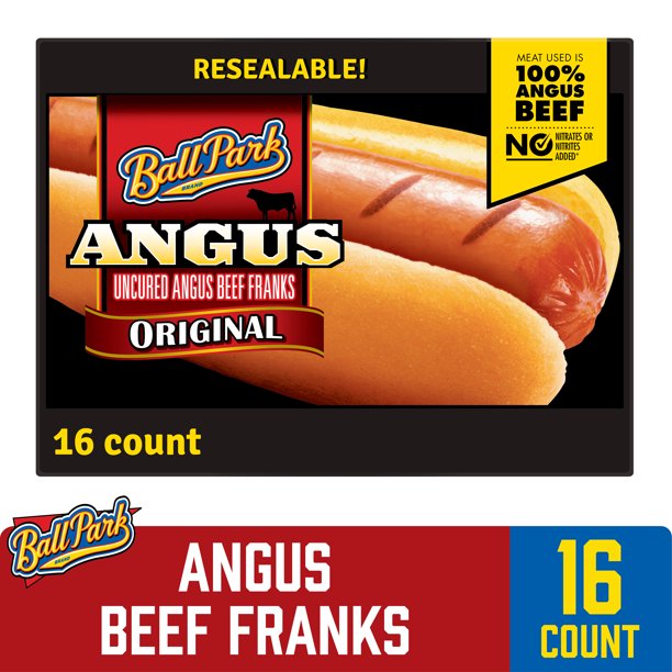 Ball Park® Original Angus Beef Franks, 16 Count