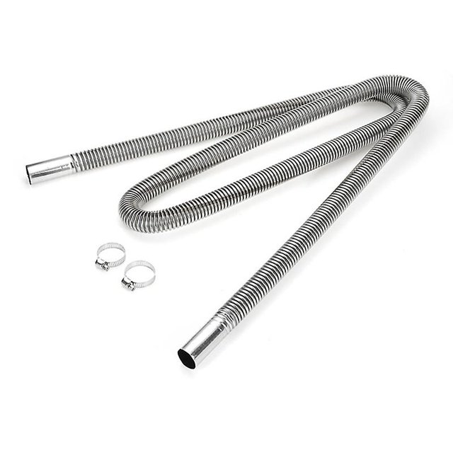 Tubo de escape de diámetro inoxidable para camión, coche, barco, aire, diesel, aparcamiento, 200cm,11 Feliz Sencillez