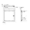 thumbnail image 4 of Acudor ED-2002 Flush Access Door 10" x 10", White, 4 of 4