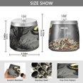 thumbnail image 3 of WOBOGO Funny Black Cat Ashtray with Lid Stainless Steel Smokeless Odorless Windproof for Home Bedroom Office Desk Patio Outdoor Balcony, 3 of 7