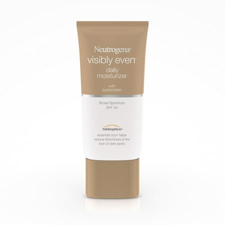 Neutrogena Visibly Even Daily Facial SPF 30 Moisturizer, 1.7 fl. (Best Tinted Moisturizer With Spf For Sensitive Skin)