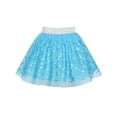 thumbnail image 2 of Girls Skirt Blue Sequins Mermaid Headband Tutu Dancing 4-5 Years, 2 of 6