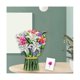 thumbnail image 4 of Tarjetas emergentes DENGXMXG con Ramo de flores 3D Tarjeta de felicitación del día de San Valentín Estilo C, 4 of 5