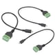 thumbnail image 4 of Adaptador de enchufe de terminal sin soldadura NikouMX 3 piezas Micro USB 5 Cable Adaptador, 4 of 8