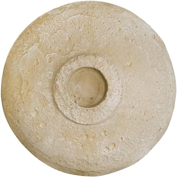 Solid Rock Stoneworks 2 Piece Collanade Birdbath - 26" Tall - Desert Sand Color