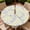 Leaves Collage, variant on Round Outdoor Tablecloth with Umbrella Hole, Zippered Fitted Tablecloth with Elastic Edge, Waterproof Table Cloth Cover for Picnic Party Fits 37"-44" Round Table, Summer Palm Tree