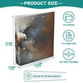 thumbnail image 5 of Eagle by Painting 3 Ring Binders 1.5 inch Hardcover File Folders with Interior Pockets A4 Size Organizer for School Office Hospital Set of 2, 5 of 8
