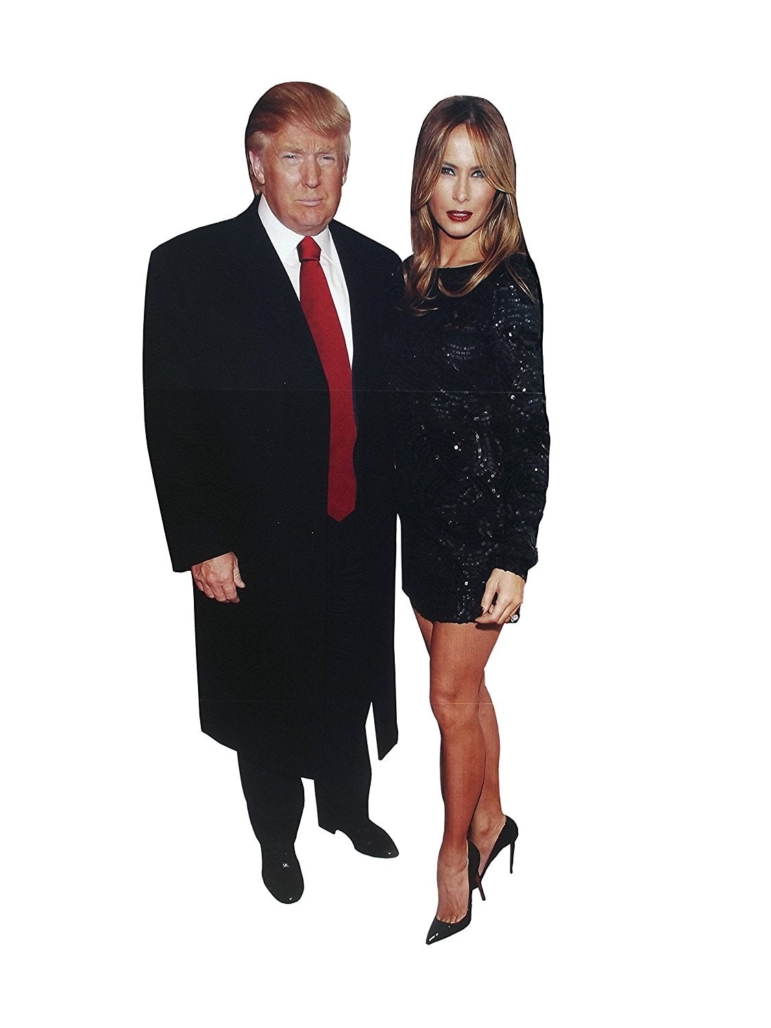 DONALD TRUMP President Lifesize CARDBOARD CUTOUT Standee Standup Poster Red Tie 