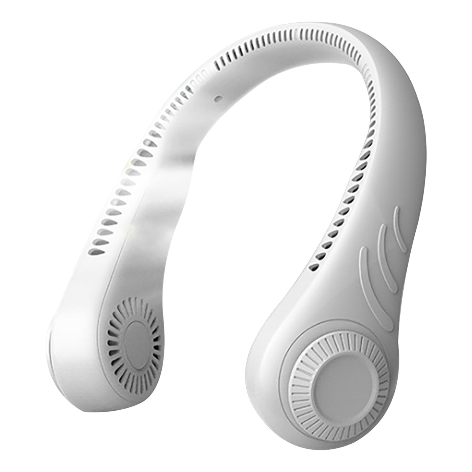 OAVQHLG37B Portable Neck Fan Portable Leafless Hanging NeckFan Comfortable Cooling Neckband