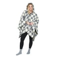 thumbnail image 2 of Catalonia Women's Scarf Shawls, Hooded Wearable Blanket Cloak Coat,Sherpa Fleece Poncho Cape,Lightweight Blanket Shawls, 2 of 7
