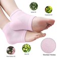 thumbnail image 5 of 2 Pairs Vented Moisturizing Socks Lotion Gel for Dry Cracked Heels, Spa Gel Socks Humectant Moisturizer Heel Balm Foot Treatment Care Heel Softener Compression, 5 of 8