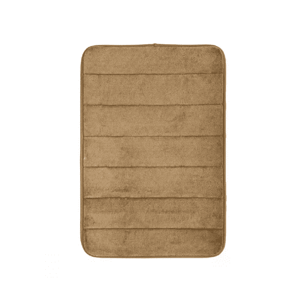 Tapete Alfombra De Baño Absorbente 60x40cm Antiderrapante beige