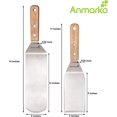 thumbnail image 3 of czcpp-Professional Griddle Spatula Set - Stainless Steel Metal Spatula and Griddle Scraper - Heavy Spatula Griddle Accessories Great for Cast Iron Griddle BBQ Flat Top Grill - Commercial Grade, 3 of 4