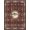 Red Multi, Pattern 9, variant on ODIKA 8'x10' Washable Area Rug Country Lake Scene With Vintage Fish And Pine Border Fishing Flowing Dynamic for King Size Bedroom Under Bed, Master Suite, Non-Shedding, Easy Care