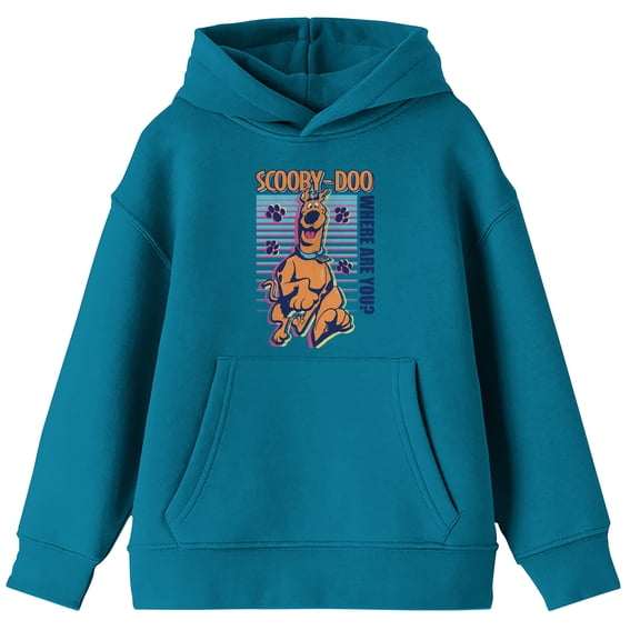 Scooby Doo Where Are You Movie Boys Blue Hoodie-M