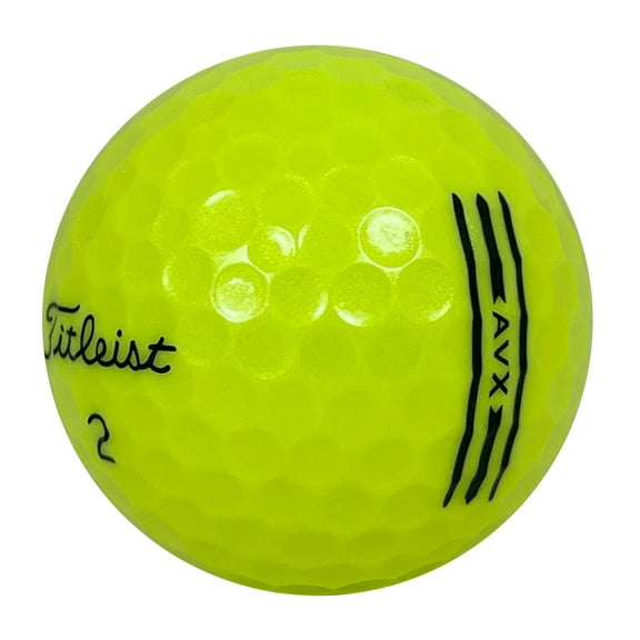 12 Titleist AVX 2024 5A Yellow by Mulligan Golf Balls - Used Golf Balls