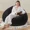 Black, variant on 2.5FT Bean Bag Chair Beanbags Small Bean Bag Chair with Filler Included Teardrop Bean Bag Chair with Removable Cover for Bedroom Living Room (Small, Pink)