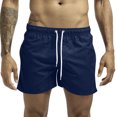 thumbnail image 3 of DDAPJ pyju Workout Shorts for Men Drawstring Athletic Running Shorts Lightweight Quick Dry Gym Sweat Shorts with Mesh Liner Navy XL, 3 of 7