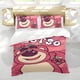 thumbnail image 5 of Oso Lotso Conjunto de sábanas temático, trío de piezas, cómodo y amigable con la piel, diseño único, regalo de decoración para el hogar para familiares, amigos y fans,140cm *210cm, 5 of 6