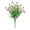 B004- D, variant on Fake Plant Decor, Uv Resistant Artificial Outdoor Flower, Fake Flower Arrangement, Eucalyptus Decor, 7-Branch Red Camellia Eucalyptus, 14X2X2 Inch Compact Decorative Piece for