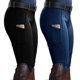 thumbnail image 3 of Fianao Women's Solid Color Equestrian Pants with Pockets & Hip Lift for Horse Riding, 3 of 4