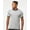 Heather Grey/ Navy, variant on Tultex Unisex Fine Jersey Ringer T-Shirt