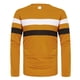 thumbnail image 3 of pstuiky manga larga de hombre, Camiseta deportiva informal de manga larga con cuello redondo y parches para hombre salir tops s, 3 of 4