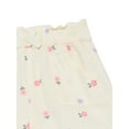 thumbnail image 2 of Wonder Nation Baby Girl Woven Shorts, Sizes 0-24 Months, 2 of 3