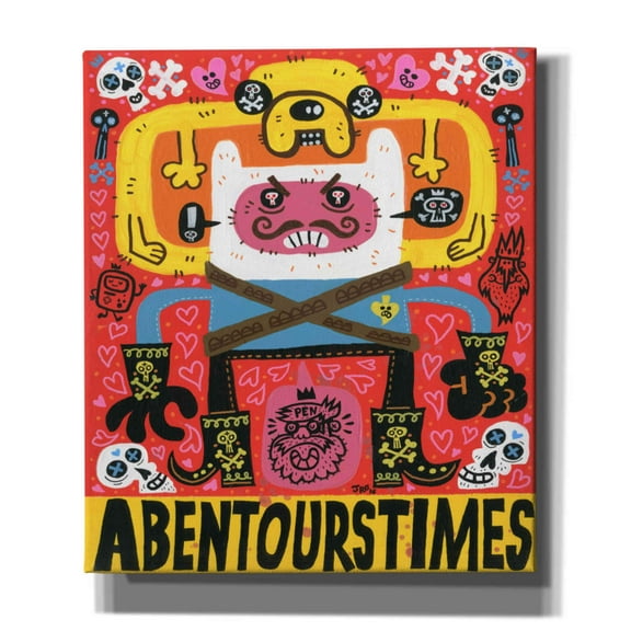 Epic Graffiti 'Las Aventuras de Pen' by Jorge R. Gutierrez, 26"x30"
