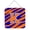 Blue Orange, variant on Carolines Treasures Letter K Initial Tiger Stripe - Blue Orange Aluminium Metal Wall Or Door Hanging Prints