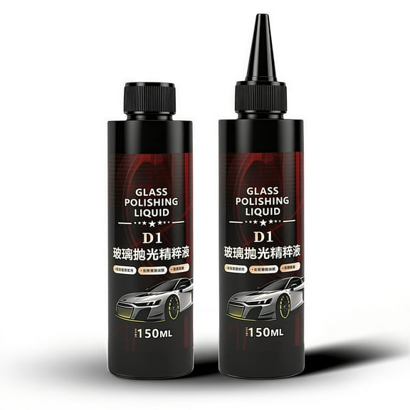 HASACHYL Auto Glass Polishing Solution Oil Film Coating Water Spots Improvement Scratch Polishing Solution Glass Oil Film Cleaning 150ml New Gift