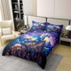 thumbnail image 2 of Dibujos animados Western Dragon Queen Funda Nórdica Oil Painting Style Tie Dye Galaxy Sky, 2 of 7