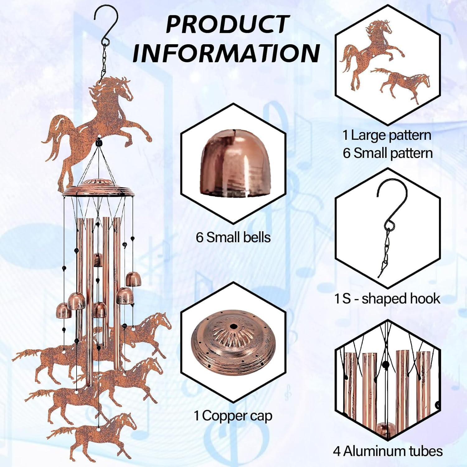Memorial Wind Chimes Color Owl Wind Chimes for Outside Wind Bell Sympathy Gifts for Loss of Loved One Home Garden Patio Outdoor Porch Yard Beach Terrace Hanging Decoration 35in