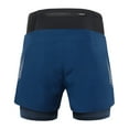 thumbnail image 3 of Pantalones cortos de ciclismo Pantalones cortos para correr 2 en 1 para hombre, pantalones cortos atléticos de cintura alta, pantalones cortos deportivos, pantalones cortos Arsuxeo Pantalones cortos de ciclismo, 3 of 5