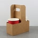 thumbnail image 3 of Posavasos de papel Kraft desechables para café té de la leche embalaje para llevar posavasos portátil 10 Uds/vendido ANGGREK Otros, 3 of 6