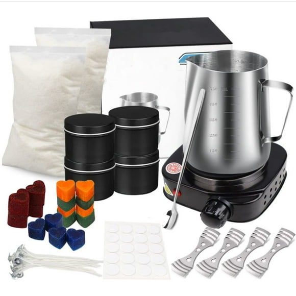 DEBGFS Complete Candle Making Kit with Wax Melter, Candle Making Supplies, DIY Arts & Crafts Kits Gift for Kids, Beginners, Adults