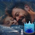 thumbnail image 3 of YSTIANN Northern Light Lamp, Ocean Wave Projector with 16 Color Changing Modes, Bluetooth APP & Remote Control for Bedroom, Party, Gaming Room, and Office Decor (Crown) WJ94-3435, 3 of 6