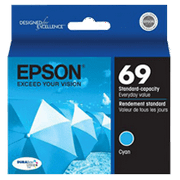 ~Brand New Original EPSON T069220 INK / INKJET Cartridge Cyan for Epson WorkForce 610