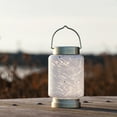 thumbnail image 2 of Cylinder Boater's Glass Solar Lantern, 2 of 10