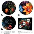 thumbnail image 3 of Designart "Beauty of Mixed Floral Bouquet" Floral Framed Wall Art - Traditional Red Flowers Living Room Framed Canvas Art, 3 of 6
