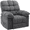 Gray, variant on Recliner Chair,Manual Rocker Recliner Chair for Adults,Single Recliner Seat with Side Pockets,Upholstered Fabric Lazy Boy Recliner for Living Room Bedroom