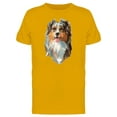 thumbnail image 1 of Australian Shepherd Drawing Tee Men's -Image by Shutterstock, 1 of 1