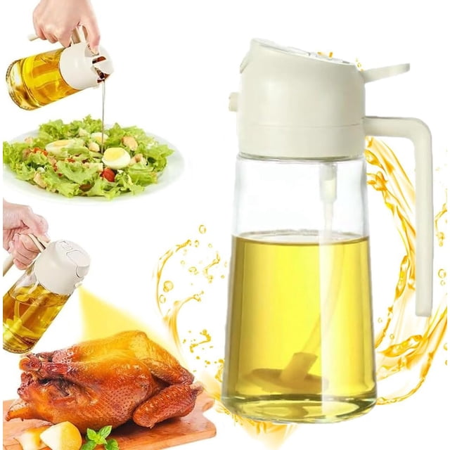 Pulverizador y Dispensador de Aceite Hoidokly 470 mL para Cocina y BBQ