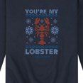 thumbnail image 3 of Friends - You're My Lobster Ugly Sweater - Men's Crew Fleece Sweatshirt, 3 of 5