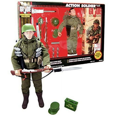 Year 1994 GI Joe Commemorative Collection (1964-1994) Series 12 Inch Tall Figure - U.S. Army Infantry Action Soldier (Hispanic) with Weapons and Accessories