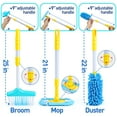 thumbnail image 6 of JoyStone Kids Cleaning Set, 22PCS Pretend Play Housekeeping Cart with Broom Mop Duster, Educational Role Play Toy for Toddlers Ages 3+, 6 of 9
