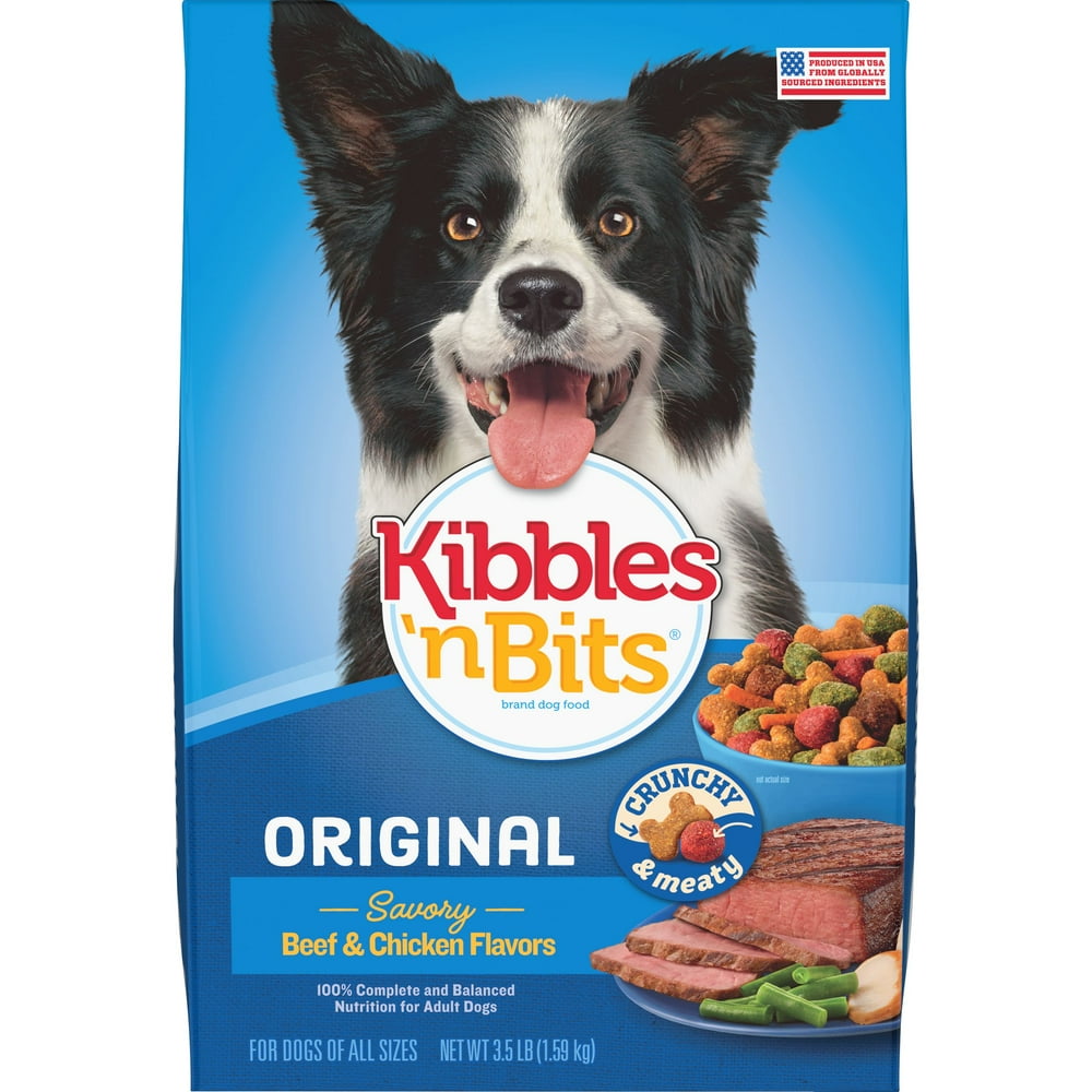 Kibbles 'N Bits Original Dog Food, 3.5Pound