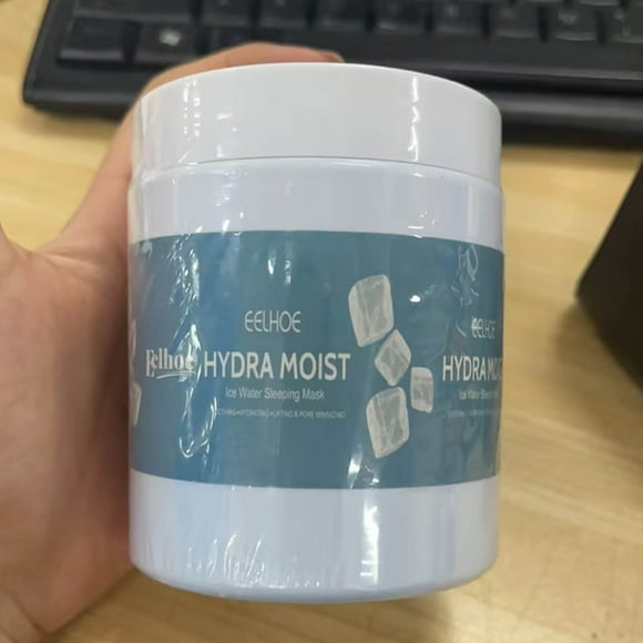 Fiudx Mascarilla Hidratante, Crema Hidratante Refrescante, Crema de Noche Calmante, Rutina de Cuidado Diario, para Todo Tipo de Piel, Ingredientes Naturales, Envase de Polietileno Azul.