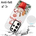 thumbnail image 5 of 2 Packs Christmas Transparent Print Phone Case for Samsung Galaxy A12 6.5", Aesthetics Pattern Design Soft Silicone Xmas Cases, Shockproof Bumper Protector Camera Girls Women Cover, Gift, 5 of 5