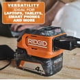thumbnail image 4 of Inversor de corriente RIDGID R86097 18 V 175 W inalámbrico con luz LED, 4 of 8